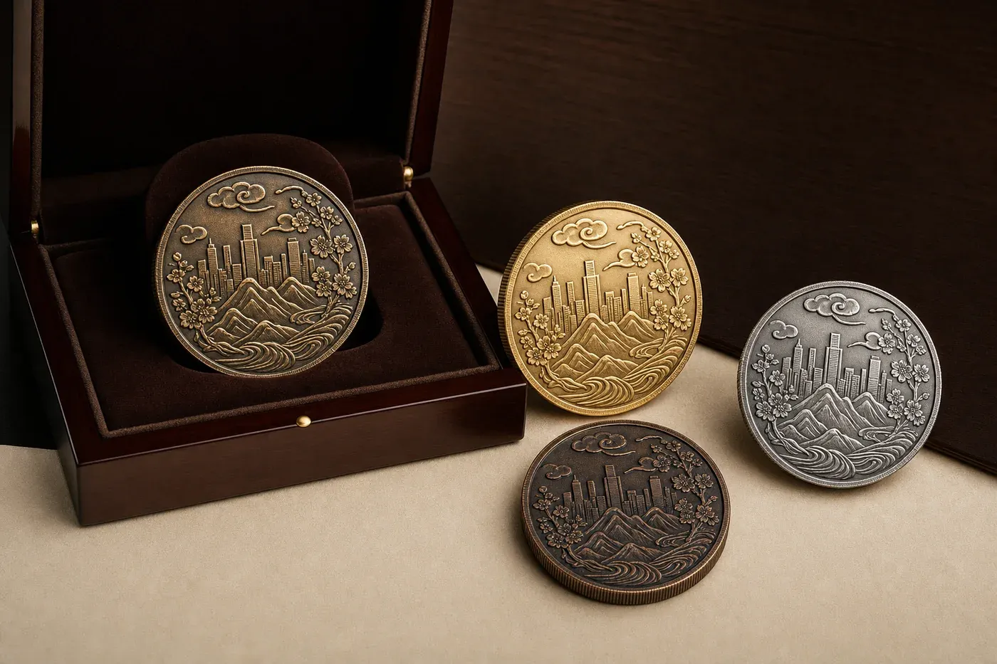 Custom Challenge Coins & Commemorative Coins Manufacturer example 1 by Wanyang Gifts