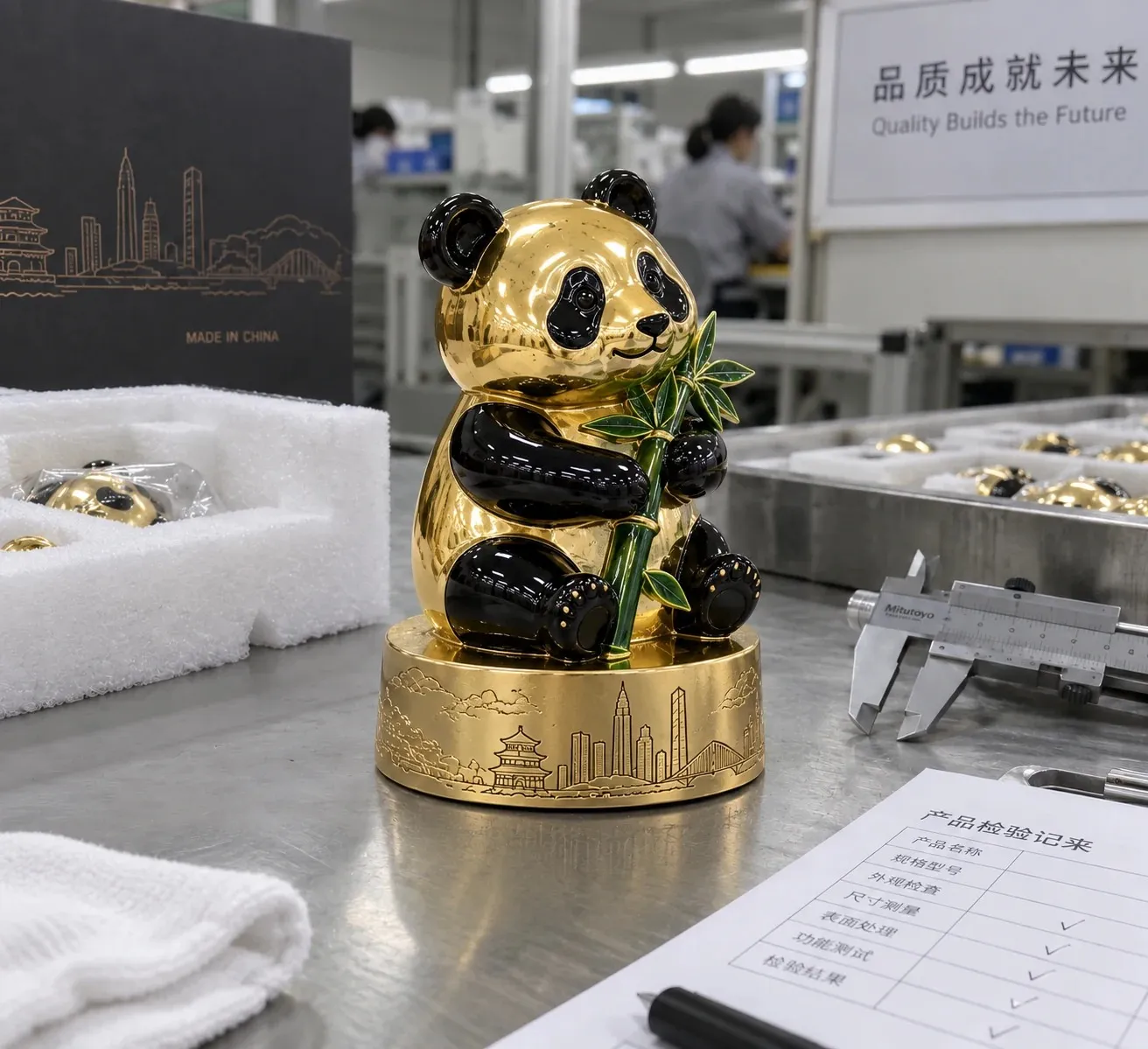 Custom Metal Desk Ornaments & Landmark Souvenirs Manufacturer in China example 2 by Wanyang Gifts