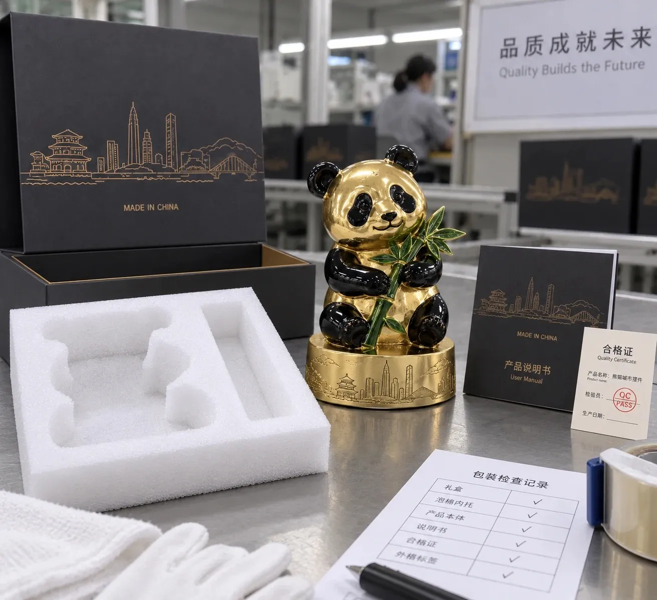 Custom Metal Desk Ornaments & Landmark Souvenirs Manufacturer in China example 3 by Wanyang Gifts